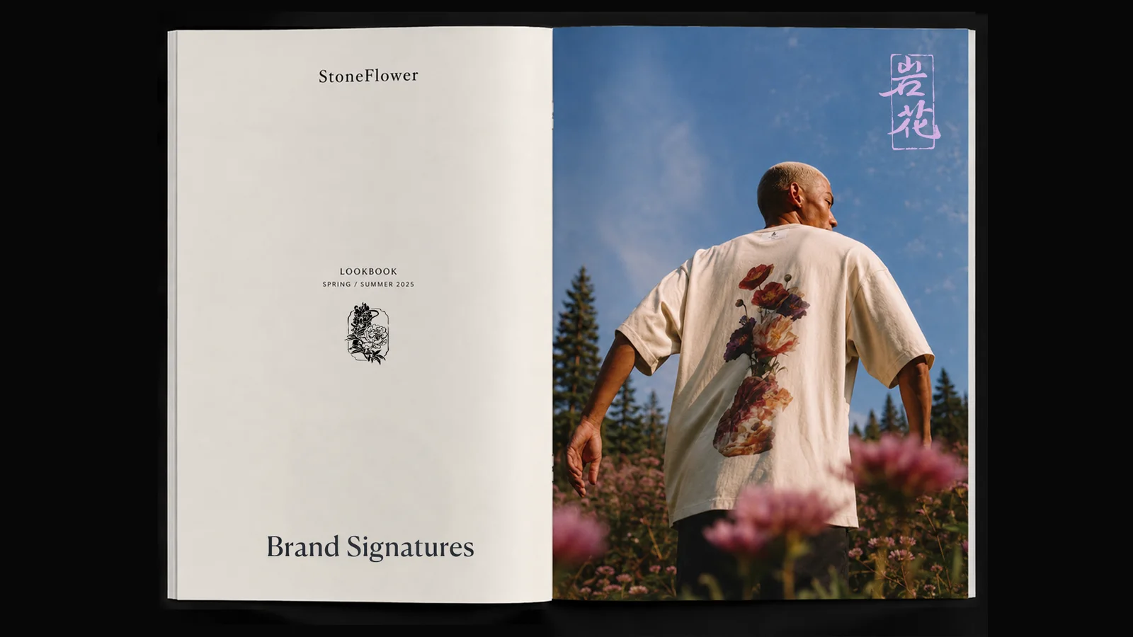 Lookbook cover spread